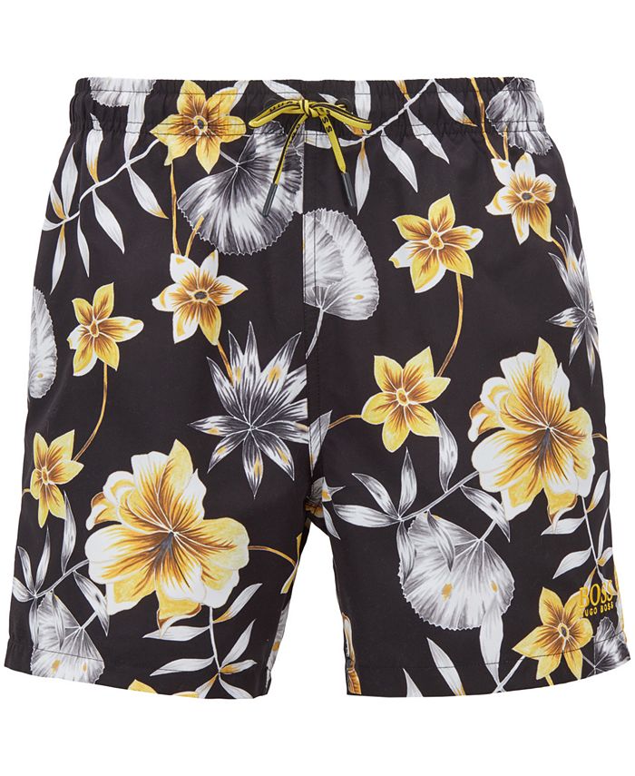Hugo Boss BOSS Men's FloralPrint Swim Shorts & Reviews Hugo Boss