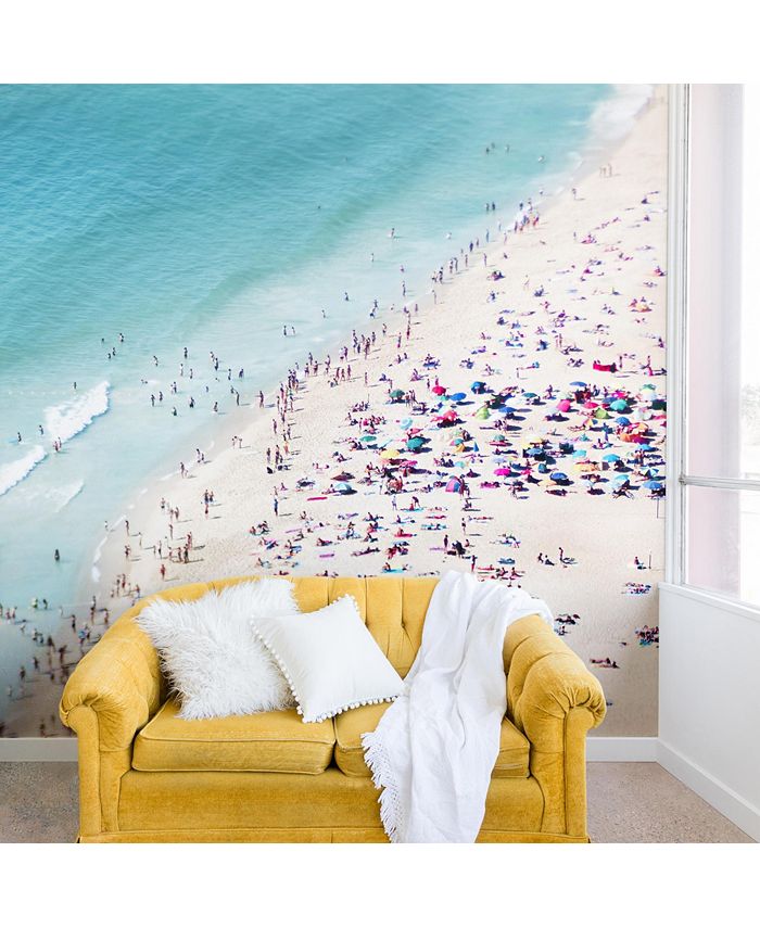 Deny Designs - Ingrid Beddoes beach summer fun Wall Mural