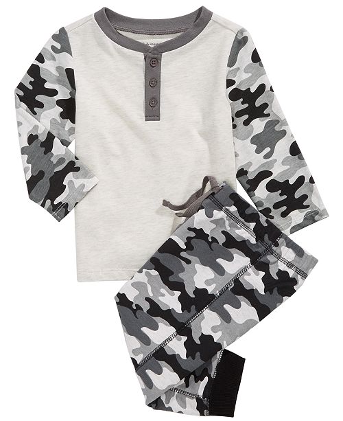 First Impressions Toddler Boys Camouflage T Shirt Jogger Pants