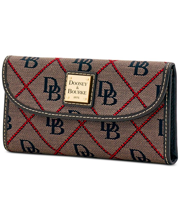 Dooney & Bourke Signature Continental Wallet, Created for Macy's - Macy's