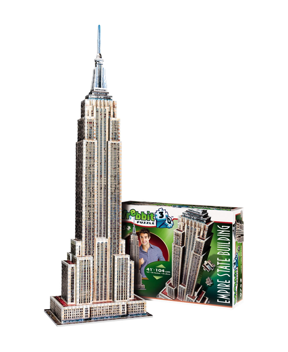 Masterpieces Puzzles Wrebbit Empire State Building 3d Puzzle- 975 Pieces In Beige