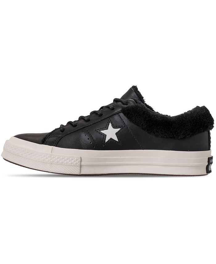 Converse one discount star faux fur