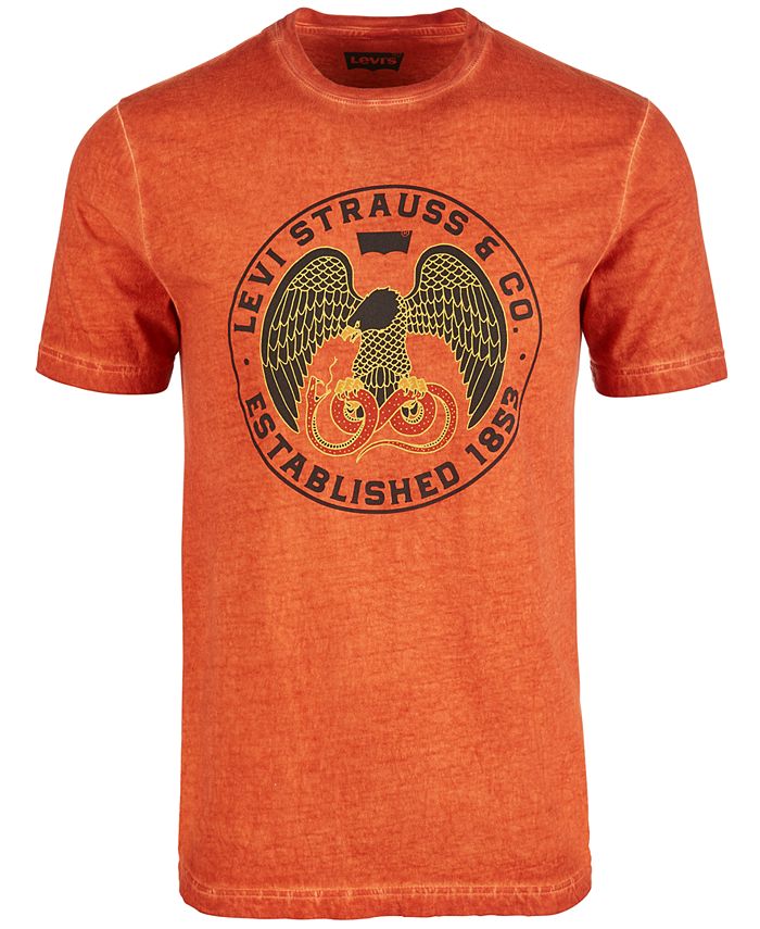 Levi's Men's Eagle & Brand Graphic T-Shirt & Reviews - T-Shirts - Men -  Macy's