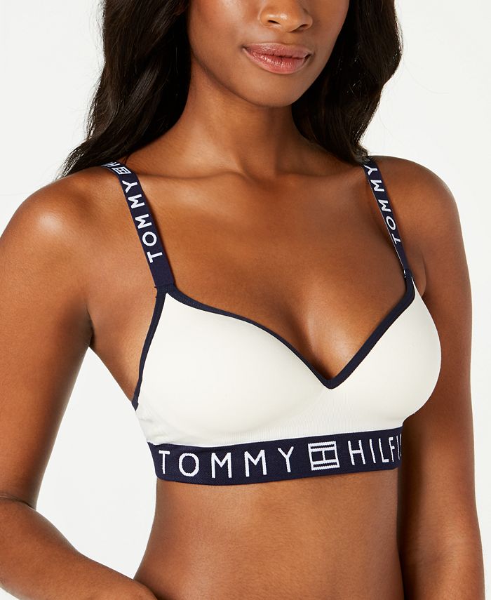 Tommy Hilfiger Women's Seamless Logo Bralette R70T023 - Macy's