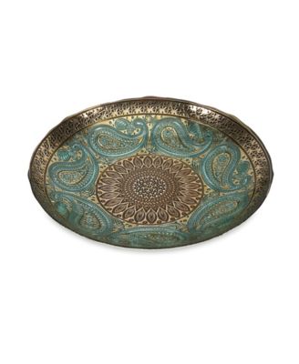 IMAX - Paisley Glass Bowl