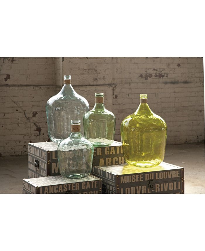 IMAX Boccioni Large Recycled Glass Jug Macy's