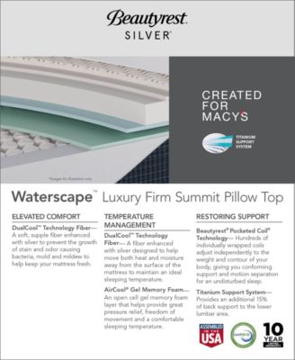 beautyrest waterscape mattress