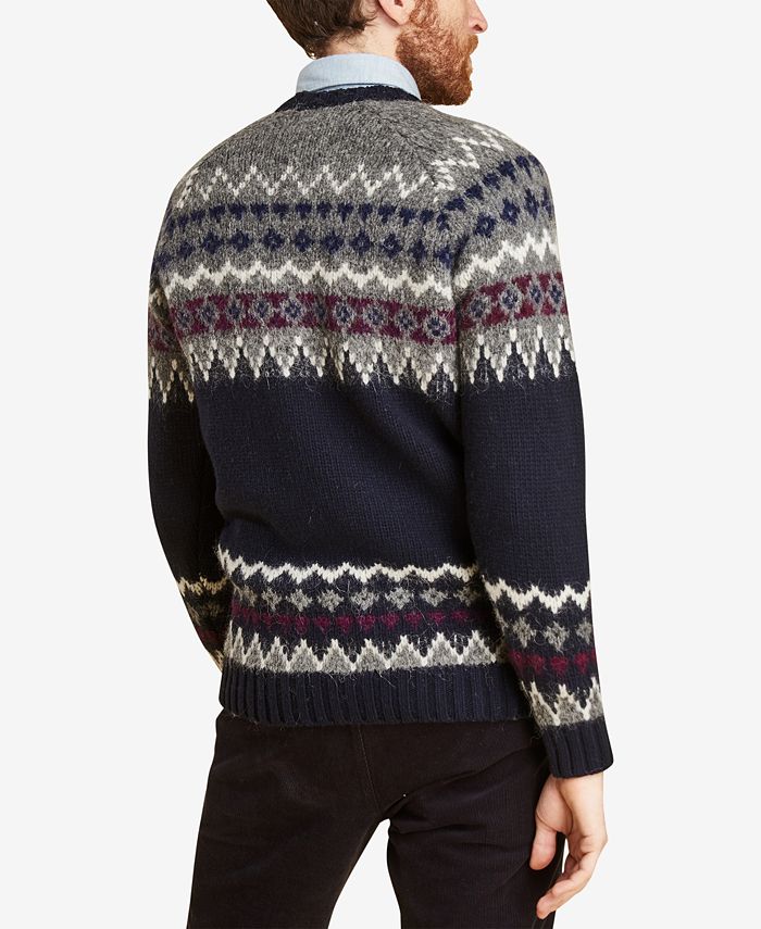 Barbour Men's Wetheral Fairisle Wool Sweater - Macy's
