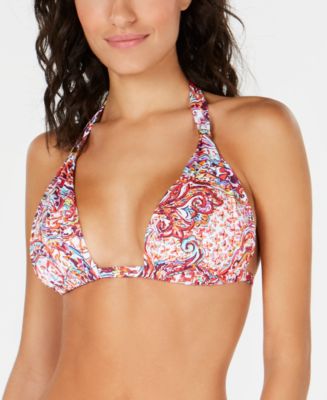 Lauren Ralph Lauren Mystic Paisley Halter-Neck Bikini Top - Macy's