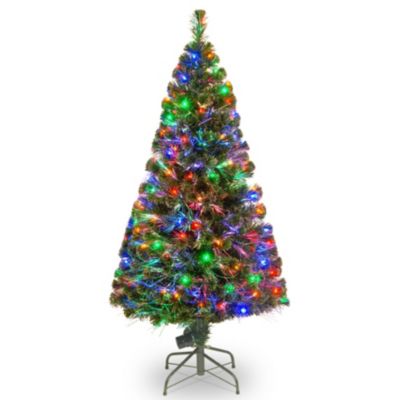 National Tree Company - National Tree 60" Fiber Optic Evergreen Tree with LED Lights