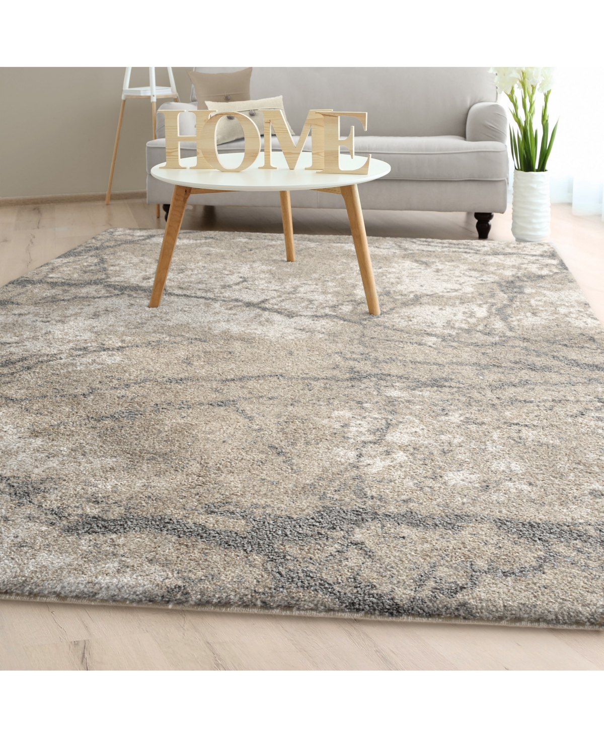 Shop Orian Rugs Orian Next Generation Marquina 7'10" X 10'10" Area Rug In Tan,beige