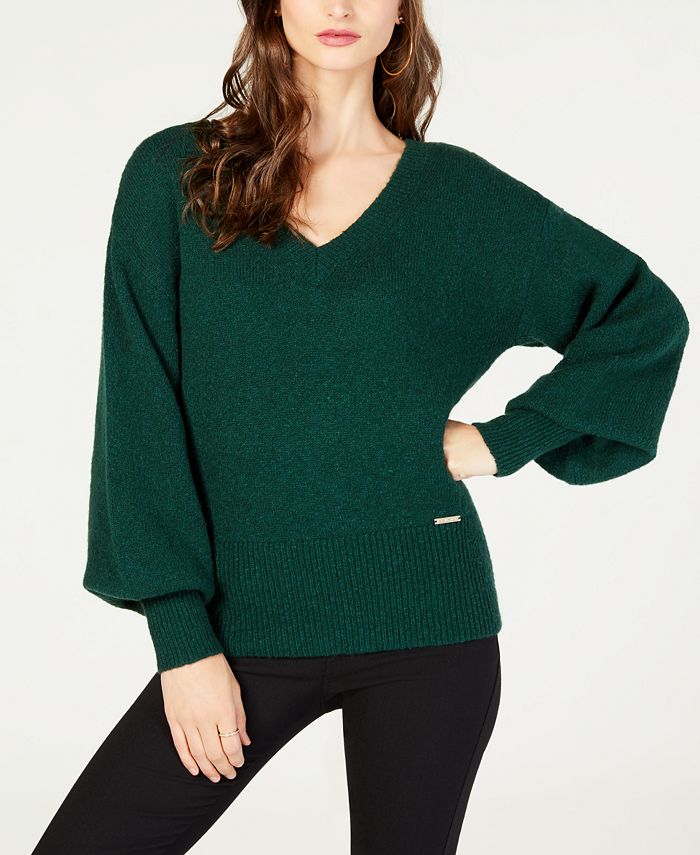 Michael Kors Bishop-Sleeve Sweater & Reviews - Sweaters - Macy's