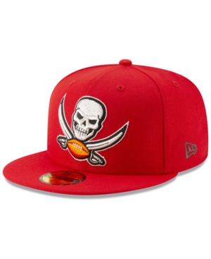 Shop New Era Tampa Bay Buccaneers Logo Elements Collection 59fifty Fitted Cap In Red