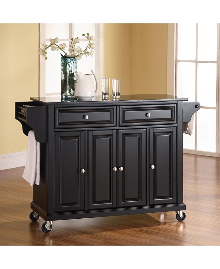 Crosley Solid Granite Top Kitchen Cart Island Macy's