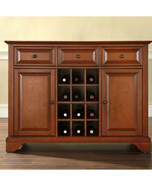Lafayette Buffet Server Sideboard Cabinet With Wine Storage