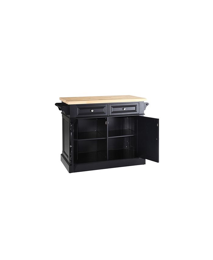 Crosley Oxford Butcher Block Top Kitchen Island Macy's