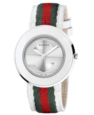 gucci ladies watch white strap