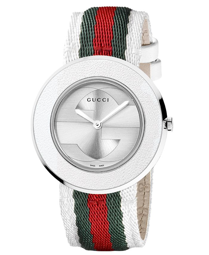 Gucci nylon best sale strap watch