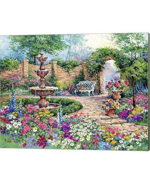Metaverse Tranquil Garden By Barbara Mock Canvas Art Reviews