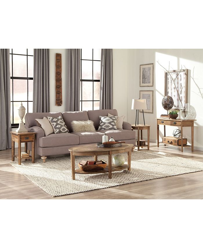 Alaterre Furniture Revive Reclaimed Chairside Table, Natural Macy's