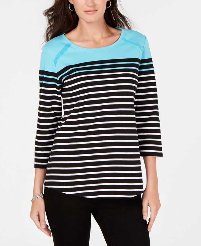 macy's karen scott petites tops
