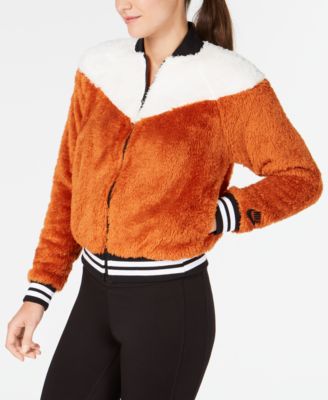nike sportswear fleece bomber jacket