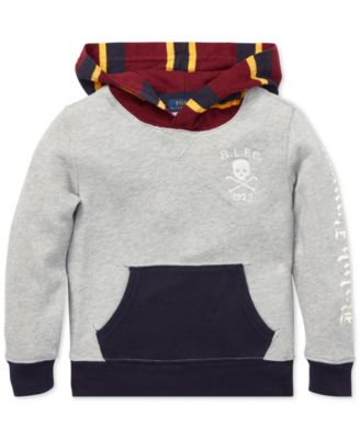 polo skull and crossbones hoodie