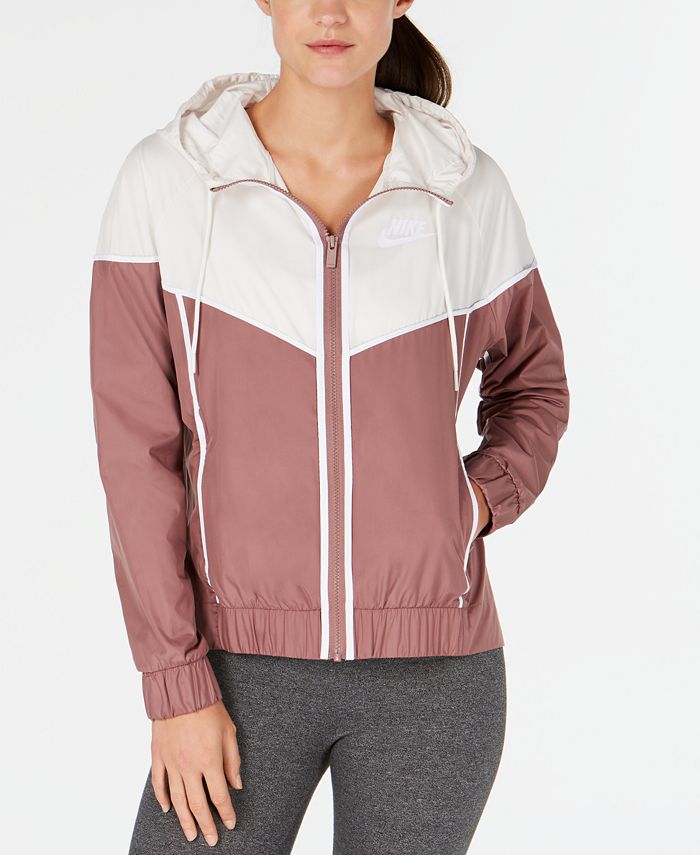 Nike Women's Sportswear Windrunner Hooded Jacket Macy's