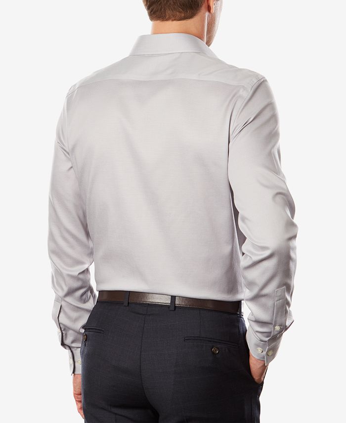 Michael Kors Men's Slim Fit Airsoft Performance Non-Iron Dress Shirt ...