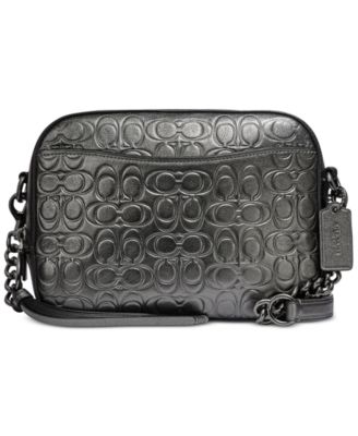 coach embossed leather bag