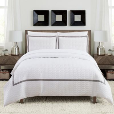 Chic Home - Faige 7-Pc. Queen Bed In a Bag Duvet Set