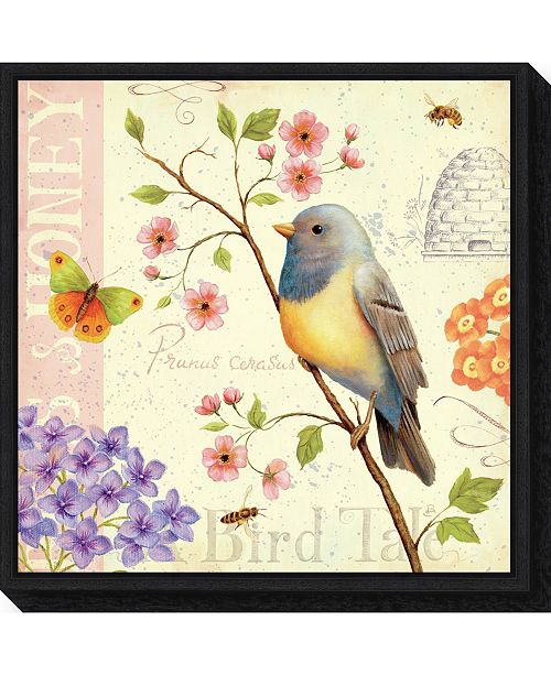 Amanti Art Birds And Bees I By Daphne Brissonnet Canvas Framed Art