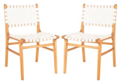 Safavieh Taika Woven Leather Dining Chair