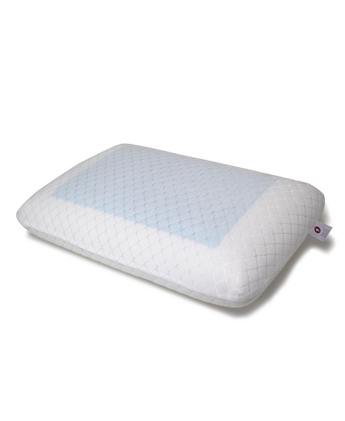 Swiss Comforts Cool Gel Memory Foam Pillow, 22"X14" Macy's