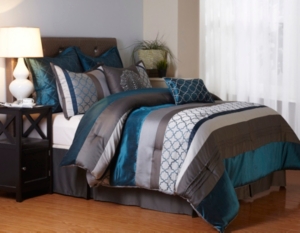 Nanshing Sydney 8-pc. Comforter Set, King In Peacock