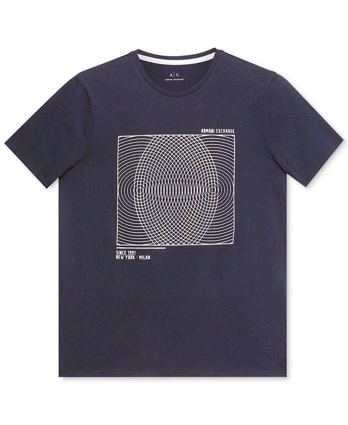 A|X Armani Exchange Men's Spiral Graphic T-Shirt - Macy's