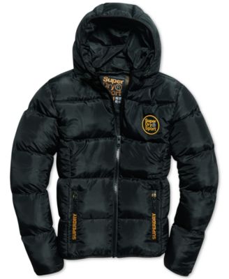 gold puffer jacket mens