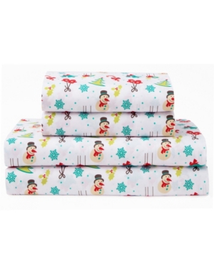 Microfiber Holiday Print Sheet Set