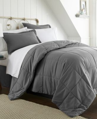 Ienjoy Home A Beautiful Bedroom Solid Comforter Sets By The Home Collection Bedding In White