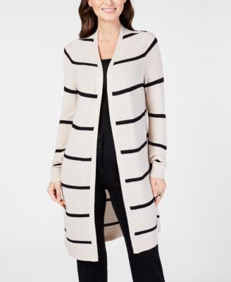 Alfani - Striped Duster Cardigan