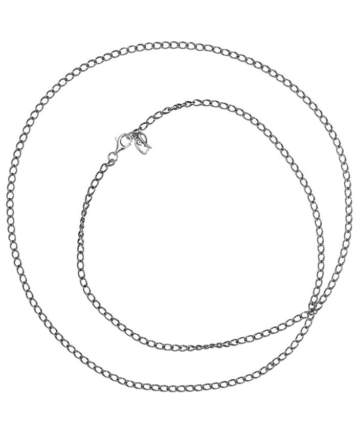 Carolyn Pollack Wheat Chain Necklace in Sterling Silver & Reviews ...