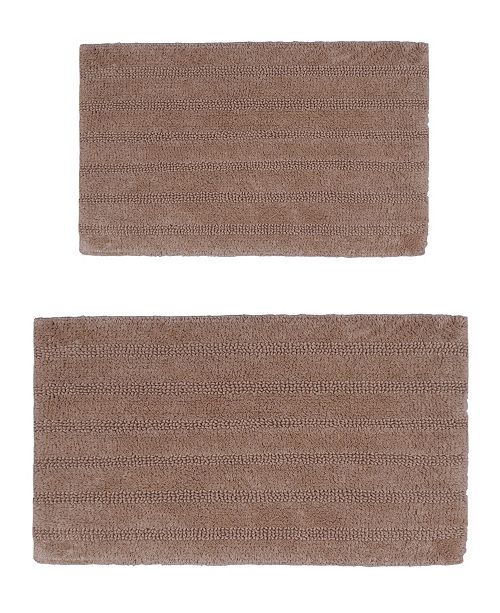 Castle Hill London Linear 2 Pc Cotton Bath Rug Set Reviews Bath Rugs Bath Mats Bed Bath Macy S