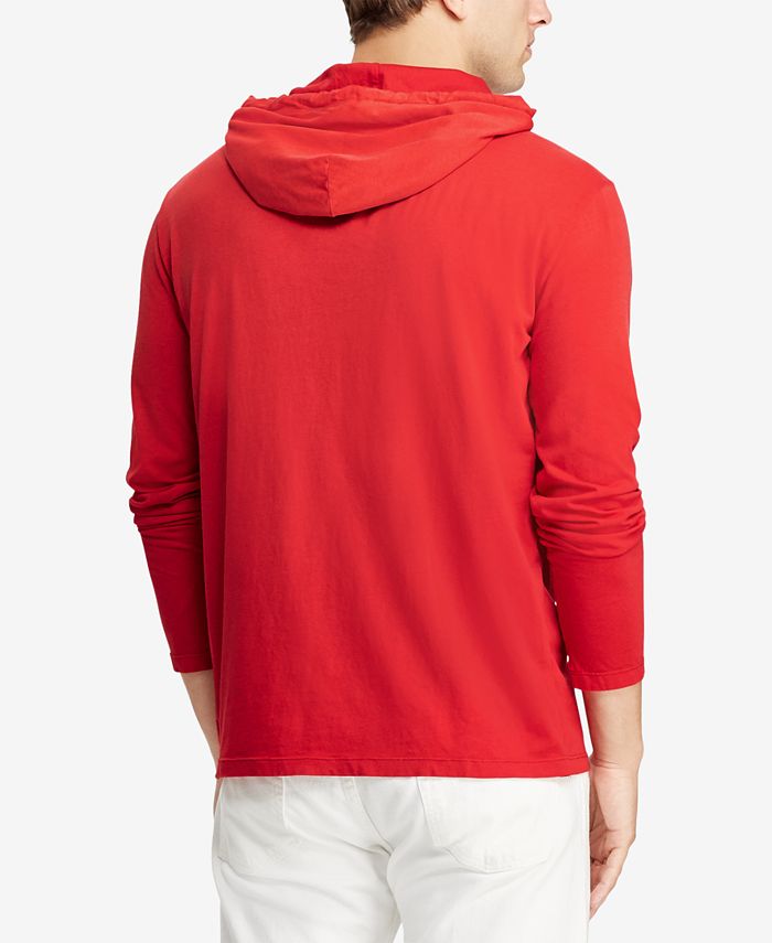 Polo Ralph Lauren Men's Hooded Long-Sleeve T-Shirt - Macy's