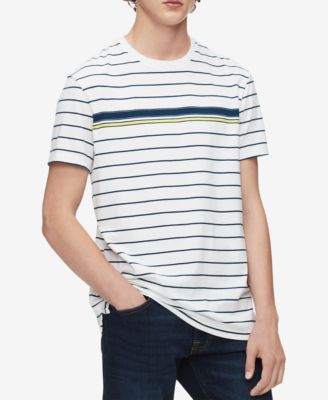 Calvin Klein - Men's Engineered Stripe T-Shirt