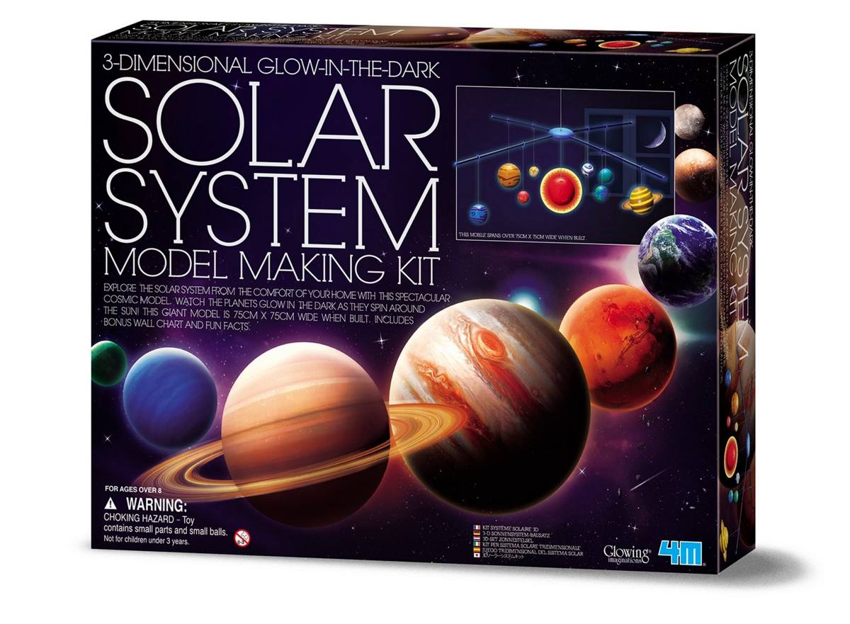 4m 3d Glow In The Dark Solar System Model Making Science Kit Stem In Multi