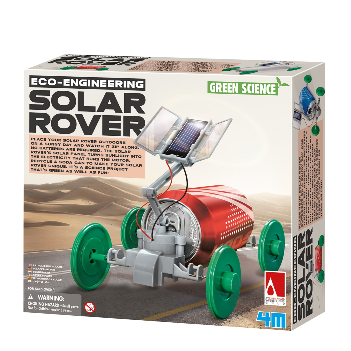 Redbox 4m Kidslabs Solar Rover Science Kit Stem In Multi