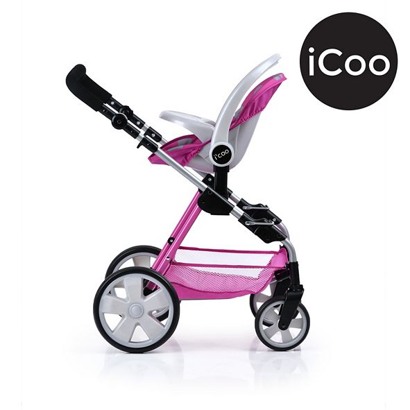 Icoo Grow With Me Doll Playset Stroller Bassinet And High ...