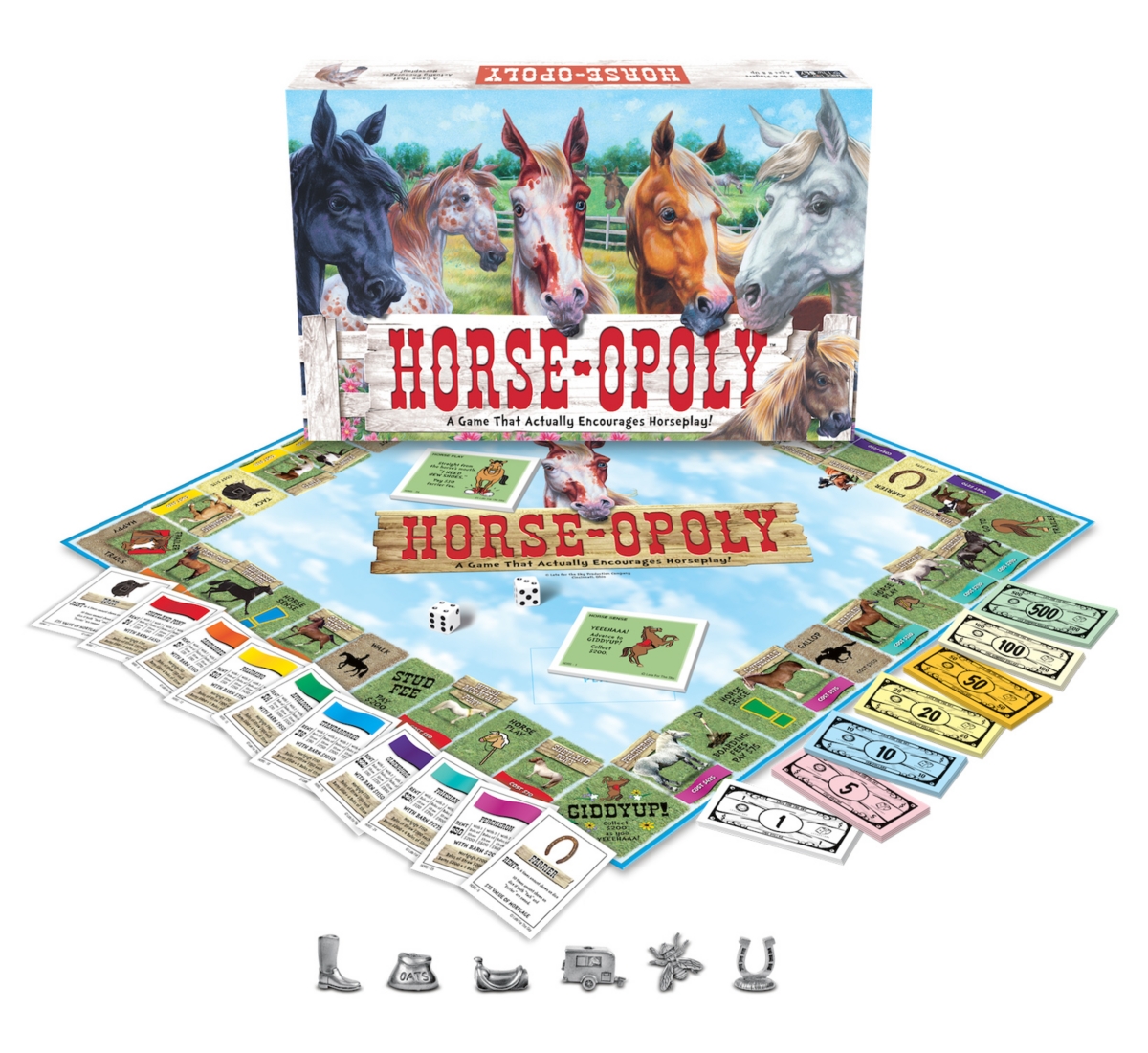 Shop Late For The Sky Horse-opoly Game In Multi