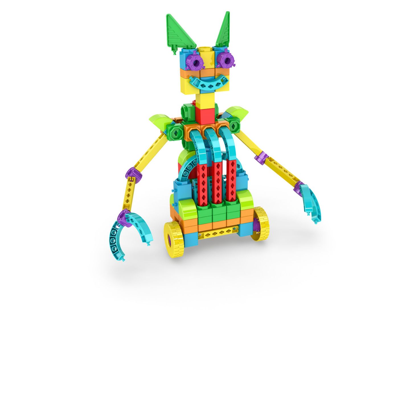 Детский конструктор Elenco Qboidz 30 in 1 30-Piece Building Set, Ages 3+ — фото 5
