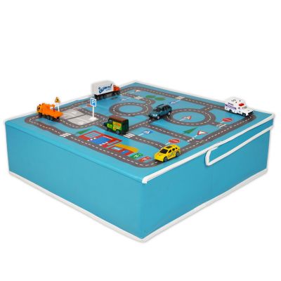 Pop It Up Garage With Road Playmat And Storage